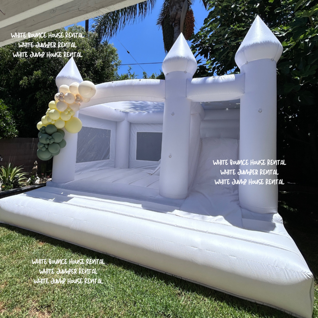 White Bounce House Rental White Jumper Rental White Jump House Rental 1 Luvies bounce house (13x13)