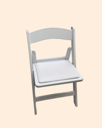 Luvies White Resin Kids Chair