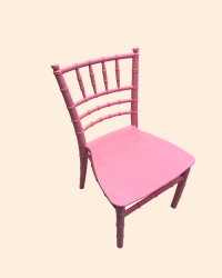 Luvies Pink Chiavari Kids Chair